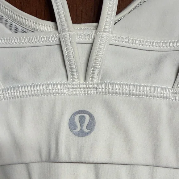 Lululemon Athletica White Strappy Bra - Picture 3 of 6